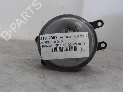 Højre Foran Tågelygte TOYOTA AURIS (_E15_) 2.0 D-4D (ADE150_, ADE150R) (126 hp) 26621041