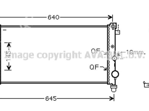 Used Water radiator FIAT PANDA (169_) 1.3 D Multijet (169.AXC1A) (70 hp) 26625635