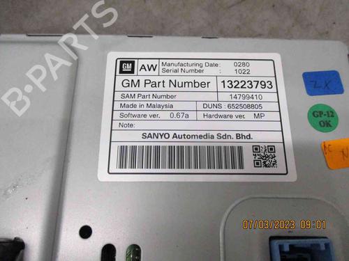 Display monitor OPEL INSIGNIA A Saloon (G09) 2.0 CDTI (69) | BP26625956C48 
