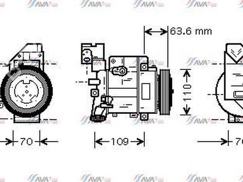Used AC compressor AC compressor 39517711 39517711