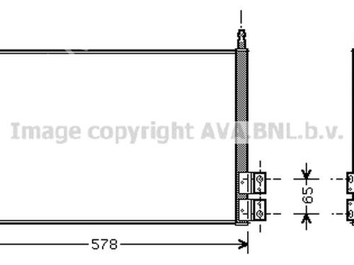 AC radiator FORD FUSION (JU_) 1.4 TDCi | BP26620656M32 