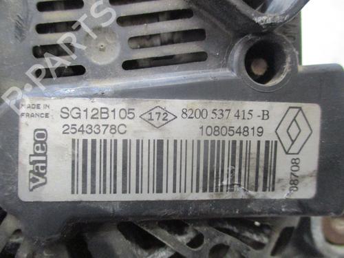 Used Alternator RENAULT KANGOO Express (FC0/1_) 1.5 dCi (FC1E) (68 hp) 31054574