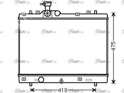 Kjøler SUZUKI SWIFT IV (FZ, NZ) 1.2 (AZH412, ZC72S) (94 hp) 29843745