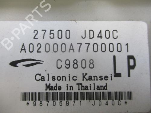 Climate control NISSAN QASHQAI / QASHQAI +2 I (J10, NJ10, JJ10E) 1.6 | BP25735378I5 