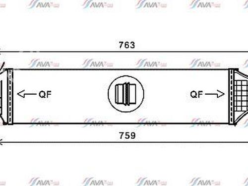 Intercooler MERCEDES-BENZ GLA-CLASS (X156) GLA 180 CDI / d (156.912) 2465000900 2465000900
