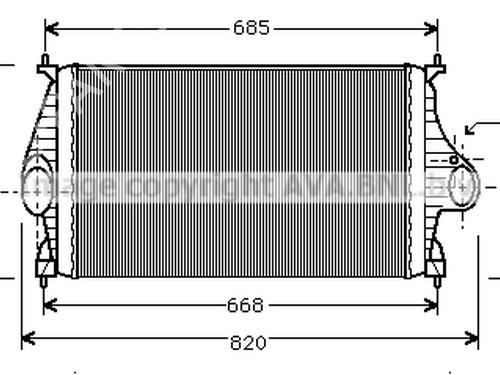 Used Intercooler CITROËN XANTIA (X1_, X2_) 2.1 Turbo D 12V (109 hp) 21837653