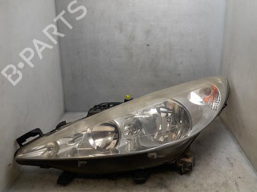 Used Left headlight PEUGEOT 207 (WA_, WC_) 1.4 HDi (68 hp) 32178221