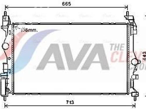 Used Water radiator Water radiator OPEL CORSA E (X15) 1.3 CDTI (08, 68) (95 hp) 36508337 36508337
