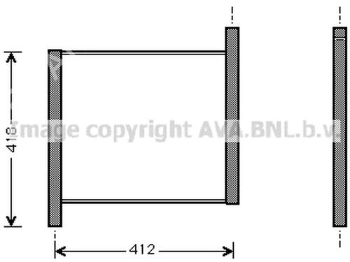 Water radiator SMART CABRIO (450)  | BP26620486M31 