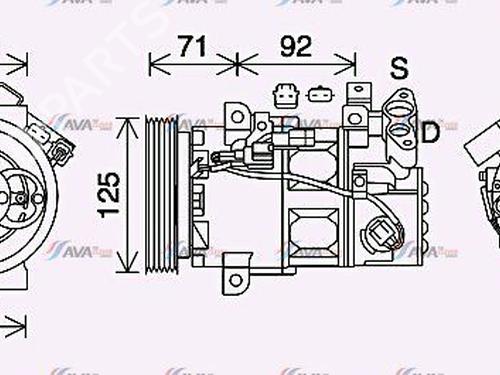 Used AC compressor AC compressor RENAULT CLIO IV (BH_) 1.5 dCi 90 (90 hp) 34385705 34385705