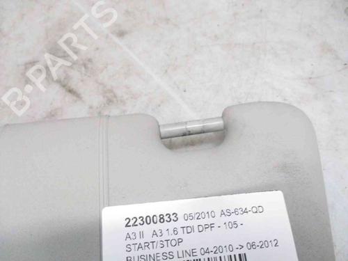 Left sun visor AUDI A3 (8P1) 1.6 TDI | BP26630023I1 