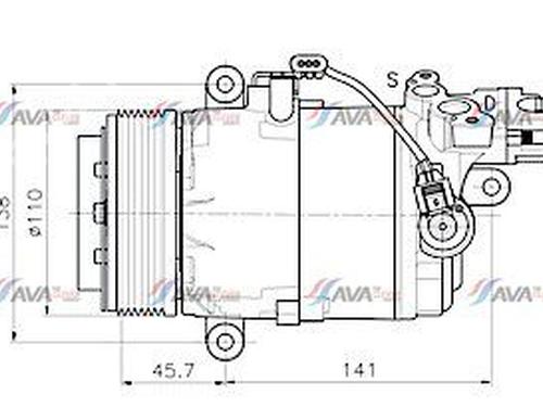 Used AC compressor AC compressor 39599487 39599487