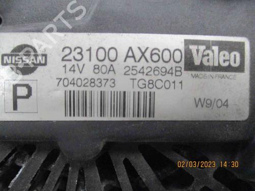 Alternator NISSAN MICRA III (K12) 1.4 16V | BP20206435M7 