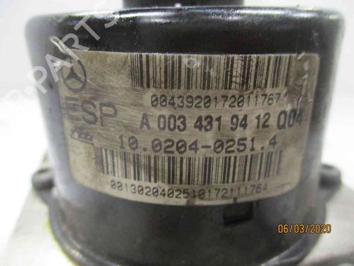 Abs pomp MERCEDES-BENZ C-CLASS (W203) C 270 CDI (203.016) | BP21834068M43 