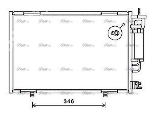 AC Kondensor FORD FIESTA VI (CB1, CCN) 1.25 (82 hp) 29600041