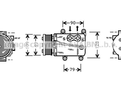Compressor A/A FORD FOCUS I (DAW, DBW) [1998-2009]  24011941