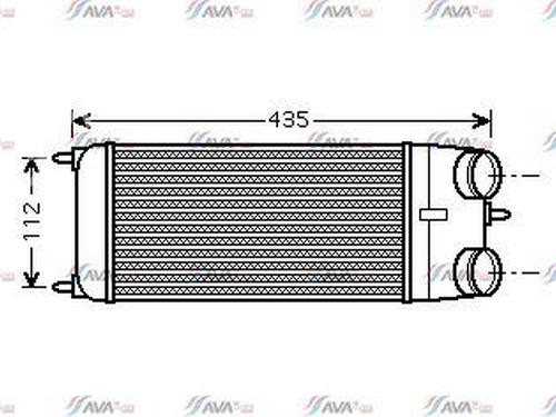 Intercooler CITROËN C3 II (SC_) 1.6 HDi 90 (90 hp) 30046542