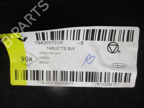 Rear parcel shelf DACIA SANDERO III 1.0 SCe 65 | BP37594032C85  - Image 5