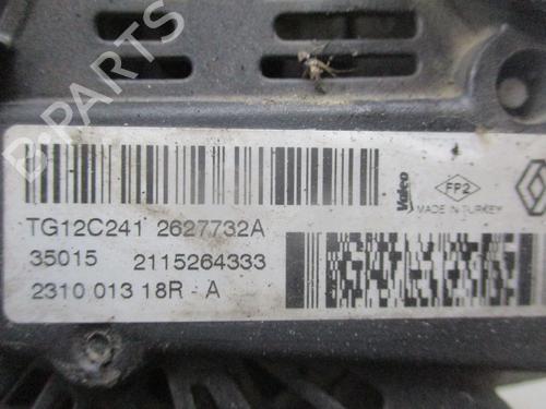 Alternator RENAULT CLIO IV (BH_) 1.5 dCi 75 | BP30331374M7 