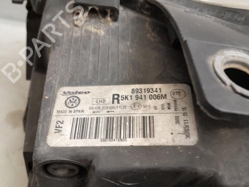 Right headlight VW GOLF VI (5K1) 1.6 TDI | BP29600125C29 