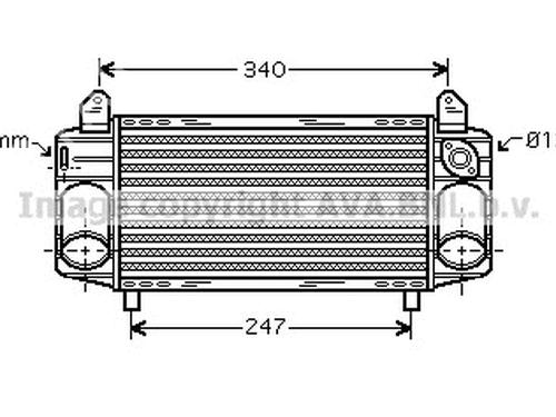 Intercooler AUDI A2 (8Z0) 1.4 TDI | BP24007982M30 