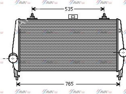 Intercooler PEUGEOT 607 (9D, 9U) 2.7 HDi 24V (204 hp) 26592920