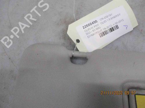 Right sun visor RENAULT CLIO IV (BH_) 1.5 dCi 90 | BP19722387I2 