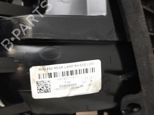 Right taillight MINI MINI COUNTRYMAN (F60) Cooper S | BP31961267C35 