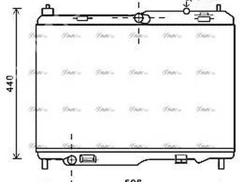 Used Water radiator FORD FIESTA VI (CB1, CCN) 1.4 TDCi (68 hp) 30310207