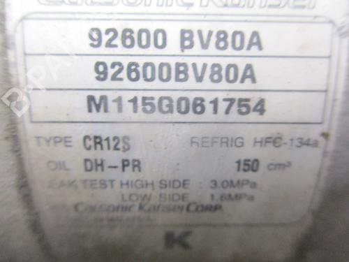 AC compressor NISSAN JUKE (F15) 1.2 DIG-T | BP31663839M34