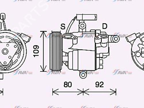 ac-kompressor-peugeot-108-2014-32510495 main image