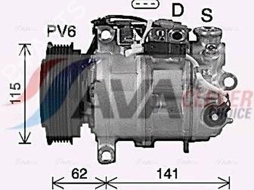 Used AC compressor AC compressor MERCEDES-BENZ A-CLASS (W176) A 180 CDI / d (176.012) (109 hp) 39966115 39966115