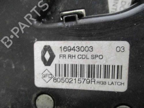 Front right lock RENAULT SCÉNIC IV (J9_) 1.5 dCi 110 | BP26632296C97 