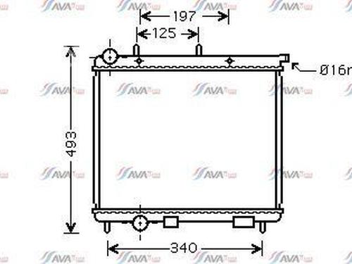 water-radiator-citroen-c3-iii-sx-2016-29600108 main image