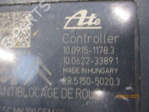 ABS pump PEUGEOT 208 I (CA_, CC_) 1.2 VTI 82 | BP19714009M43 