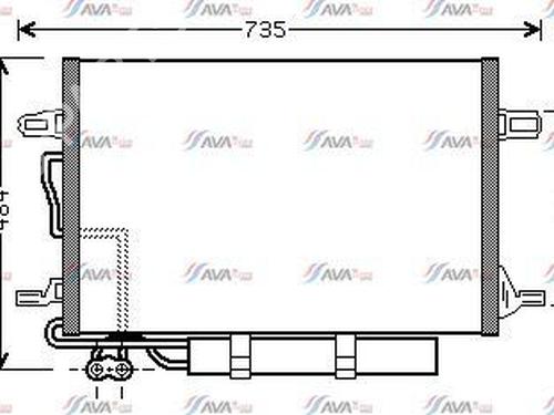 AC-Kondensator MERCEDES-BENZ E-CLASS T-Model (S211) E 320 T CDI (211.226) | BP31029231M32