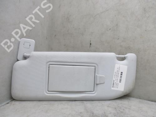 Used Left sun visor PEUGEOT 208 I (CA_, CC_) 1.6 HDi / BlueHDi 75 (75 hp) 26634377