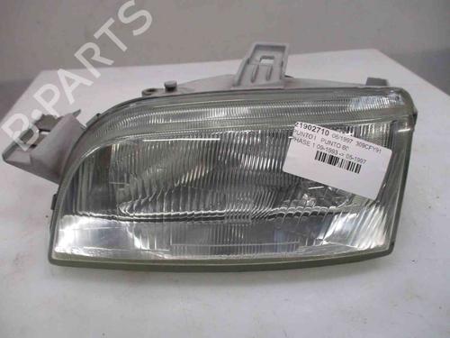 Used Left headlight FIAT PUNTO (176_) 60 1.2 (176AP, 176AR, 176AQ, 176BB) (60 hp) 19720265