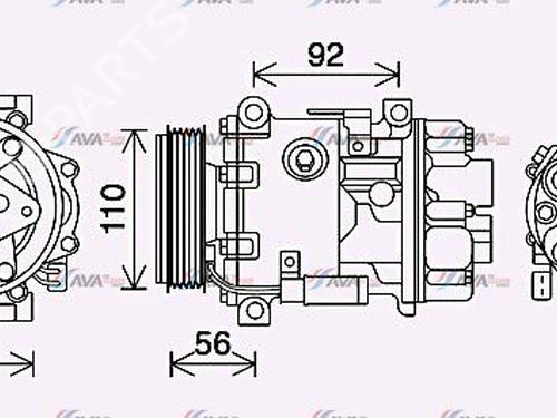 Used AC compressor AC compressor 39624169 39624169