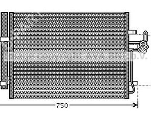 Used AC radiator FORD MONDEO IV (BA7) 1.6 Ti (110 hp) 20202208