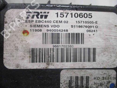 Used ABS pump PEUGEOT 407 (6D_) 1.6 HDi 110 (6D9HZC, 6D9HYC) (109 hp) 19722474