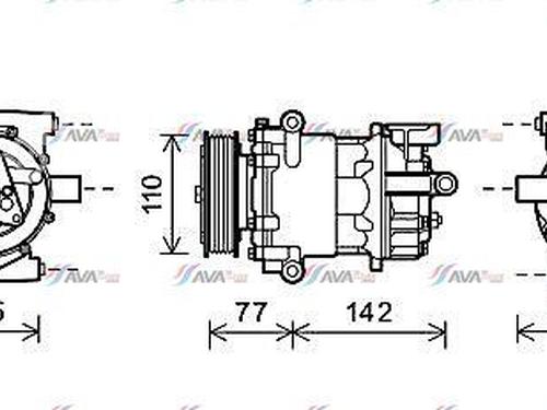 Used AC compressor AC compressor 39517716 39517716