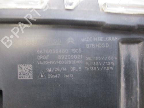 Right daytime light CITROËN C4 Picasso II 1.6 HDi / BlueHDi 115 | BP26638430C103 