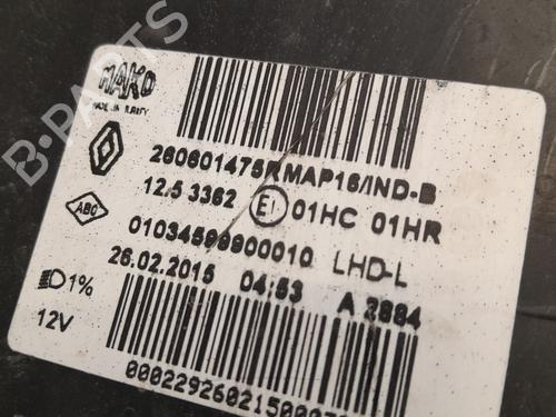 Left headlight RENAULT CLIO IV (BH_) 1.5 dCi 75 | BP28363776C28 