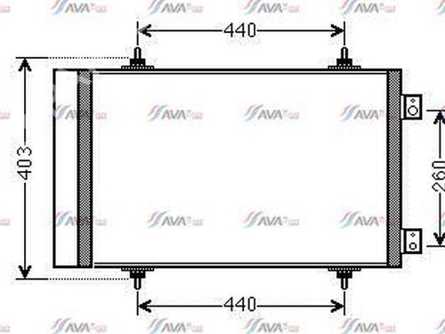 Used AC radiator CITROËN JUMPY II Van 2.0 HDi 120 (120 hp) 29467746