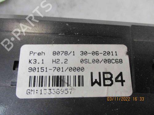 Climate control OPEL CORSA D (S07) 1.3 CDTI (L08, L68) | BP26625284I5 