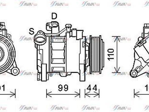 Compressore A/C Compressore A/C BMW 4 Coupe (F32, F82) 420 d xDrive (184 hp) 33834568 33834568