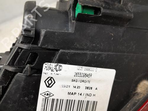 Right taillight RENAULT CLIO IV (BH_) 0.9 TCe 90 (BHNF, BHMA, BHMH, BHJK, BHJR) | BP29550151C35 