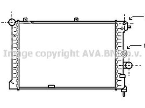 Water radiator OPEL VECTRA A (J89)  | BP26620745M31 