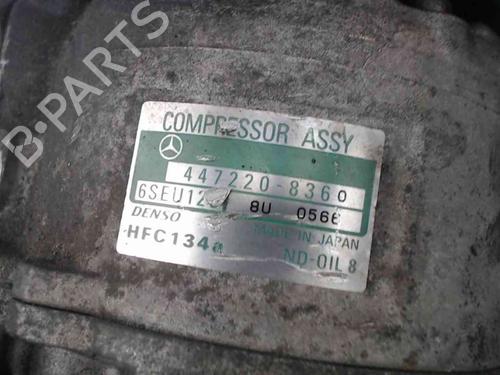 AC compressor MERCEDES-BENZ A-CLASS (W168) A 170 CDI (168.008) | BP24006572M34 